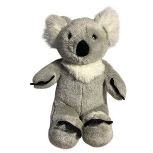 Build AB ear Workshop Plush Koala Stuffed Animal 15" Soft Gray & White Toy